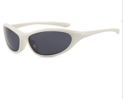 SIREN (WHITE FRAME/ BLACK LENS)